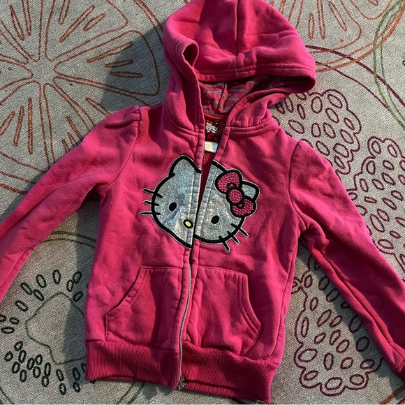 Hello Kitty Jackets & Coats Hello Kitty Hooded Jacket Size 4 Poshmark